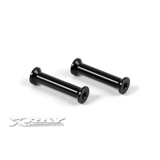 Xray  306515-K T3 ALU LOW TOP DECK MOUNT - BLACK (2)