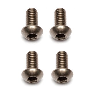 Team Associated 91580 FT Ti Screws, 3x6 mm BHCS