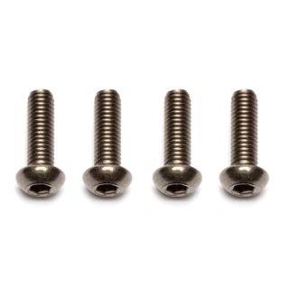 Team Associated 91582 FT Ti Screws, 3x10 mm BHCS