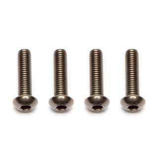 Team Associated 91583 FT Ti Screws, 3x12 mm BHCS