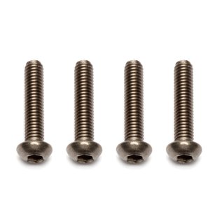 Team Associated 91584 FT Ti Screws, 3x14 mm BHCS