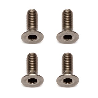 Team Associated 91592 FT Ti Screws, 3x8 mm FHCS