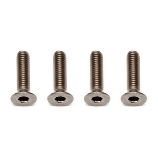 Team Associated 91594 FT Ti Screws, 3x12 mm FHCS
