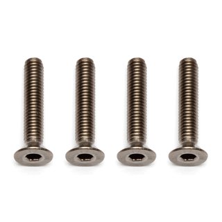 Team Associated 91596 FT Ti Screws, 3x16 mm FHCS
