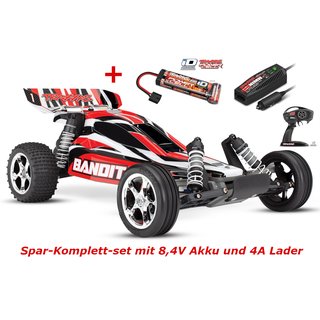 Traxxas 24054-1REDX Bandit rotX Buggy RTR mit Akku/+12V Lader