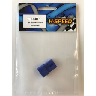 Hspeed HSPC018   Weibchen auf EC3 Mnnchen kurz Adapter