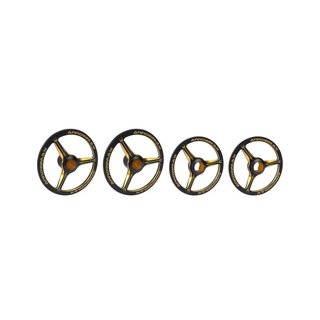 Arrowmax 171008 Alu Set-Up Wheel For 1/8 On-Road Cars Black Golden (4)
