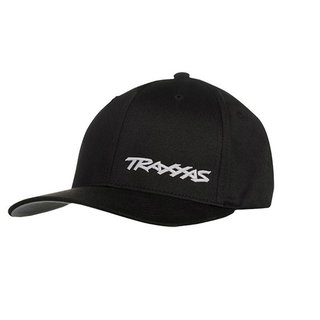 Traxxas  1187-BLW-LXL FLEX HAT CURVE BILL BLK/WHT LX