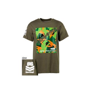 Traxxas  1381-L MILITARY TEE MILITARY GREEN L