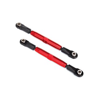 Traxxas  3644R L/R Gewindestange Cber 73mm hi Alurohr rot eloxiert