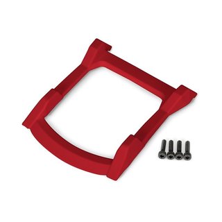 Traxxas  6728R Dach-Skid-Pla  rot + Schrauben