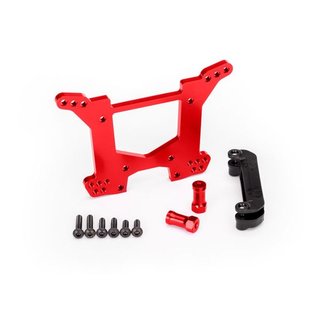 Traxxas  6738R Alu Dmpferbrcke  hi rot eloxiert