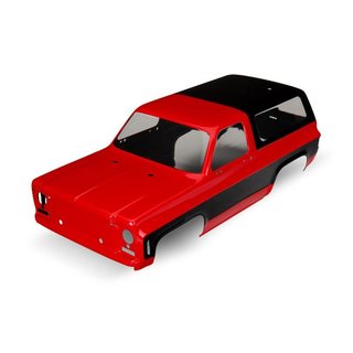 Traxxas  8130A Karo Chevrolet Blazer (1979) rot (ohne Anbauteile)