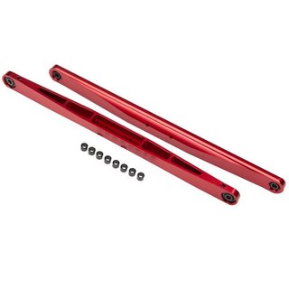 Traxxas  8544R Trailing-Arm Alu rot eloxiert (2)