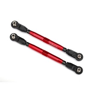 Traxxas  8547R Toe-Links vorn UDR TUBES rot eloxiert Alu (2)