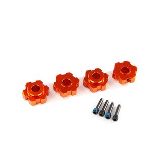 Traxxas  8956T 6Kant-Radmitnehmer Alu orange