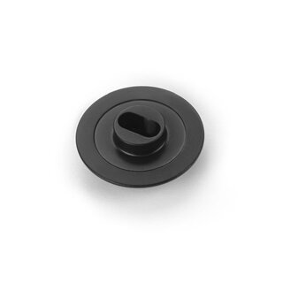 Alu 2-Pad Kupplungsplatte mit Adapter kurz Hard coated
