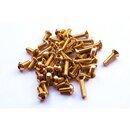 Hiro Seiko Alloy Hex Socket Flat Head Screw M3x8  [Gold]...