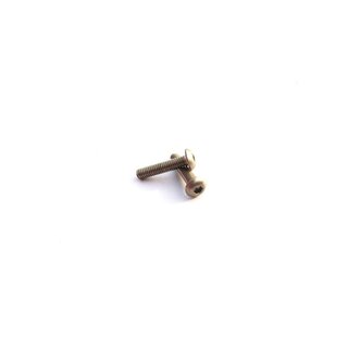 Hiro Seiko Titanium Hex Socket Button Head Screw M4x18 (2pc)