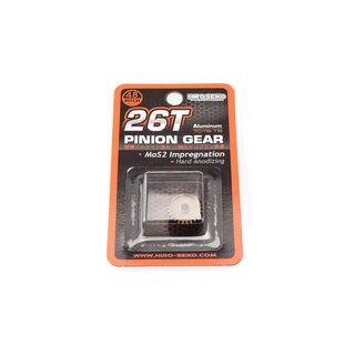 Hiro Seiko Hard Coated Alum. Pinion Gear (MoS2) DP48-26T