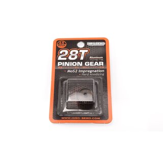 Hiro Seiko Hard Coated Alum. Pinion Gear (MoS2) DP48-28T