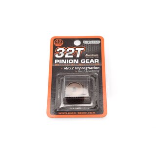 Hiro Seiko Hard Coated Alum. Pinion Gear (MoS2) DP48-32T