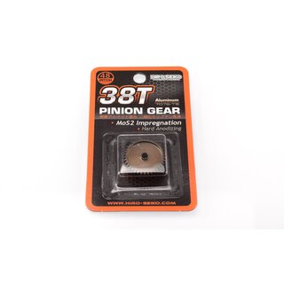 Hiro Seiko Hard Coated Alum. Pinion Gear (MoS2) DP48-38T