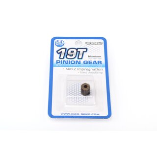 Hiro Seiko Hard Coated Alum. Pinion Gear (MoS2) DP64-19T