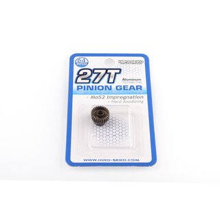 Hiro Seiko Hard Coated Alum. Pinion Gear (MoS2) DP64-27T