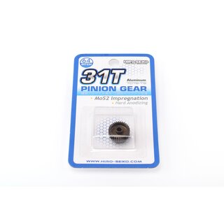 Hiro Seiko Hard Coated Alum. Pinion Gear (MoS2) DP64-31T