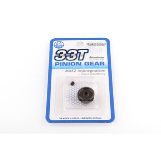 Hiro Seiko Hard Coated Alum. Pinion Gear (MoS2) DP64-33T