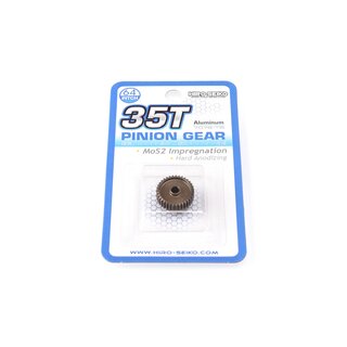 Hiro Seiko Hard Coated Alum. Pinion Gear (MoS2) DP64-35T