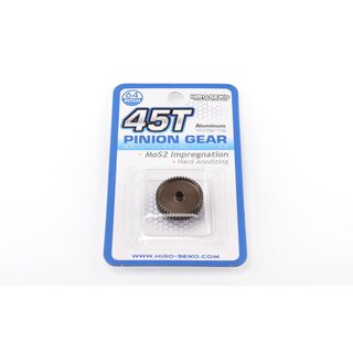 Hiro Seiko Hard Coated Alum. Pinion Gear (MoS2) DP64-45T