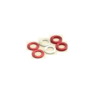 Hiro Seiko 3mm Alloy Spacer Set (0.5t/0.75t/1.0t)  [Red]...