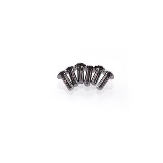 Hiro Seiko Hex Socket Button Head Screw M3x8  [S-Black] (...