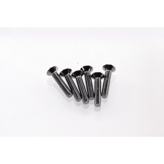 Hiro Seiko Hex Socket Flat Head Screw M3x16  [S-Black] (...