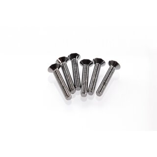 Hiro Seiko Hex Socket Flat Head Screw M3x18  [S-Black] (...
