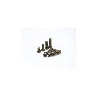 Hiro Seiko Titanium Hex Socket Flat Head Screw M3x8 ( 5 pcs)
