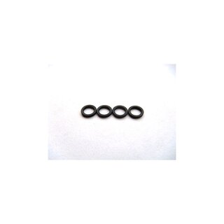 Hiro Seiko 4mm Alloy Spacer  (1.0t)  [Black] (4 pcs)