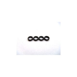 Hiro Seiko 4mm Alloy Spacer  (1.5t)  [Black] (4 pcs)
