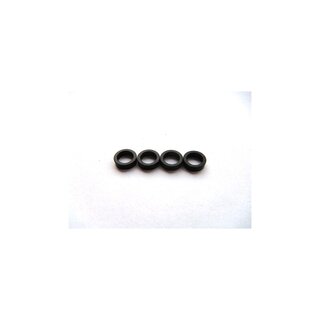 Hiro Seiko 4mm Alloy Spacer  (2.0t)  [Black] (4 pcs)