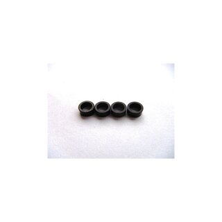 Hiro Seiko 4mm Alloy Spacer  (3.0t)  [Black] (4 pcs)