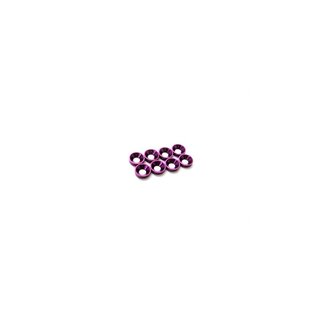 Hiro Seiko 3mm Alloy Countersunk Washer (S-Size) [Purple]...