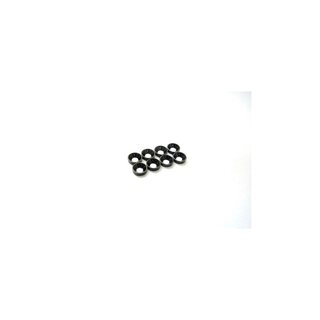 Hiro Seiko 3mm Alloy Countersunk Washer (S-Size) [Black]...