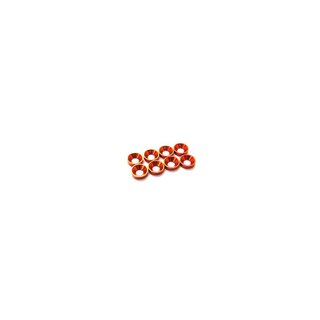 Hiro Seiko 3mm Alloy Countersunk Washer (S-Size) [Orange]...