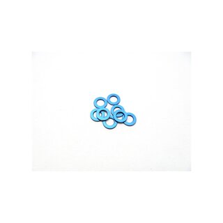 Hiro Seiko 3mm Alloy Spacer Set (0.5mm) [Y-Blue]