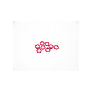 Hiro Seiko 3mm Alloy Spacer Set (1.0mm) [Red]