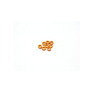Hiro Seiko 3mm Alloy Spacer Set (2.0mm) [Orange]