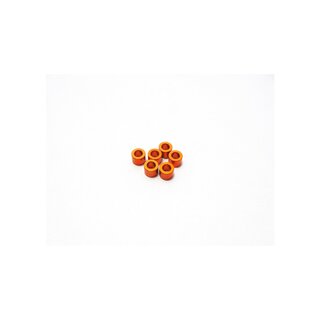 Hiro Seiko 3mm Alloy Spacer Set (4.0mm) [Orange]