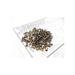 Hiro Seiko YZ-2 CAL3/DTM3 Titanium Hex Socket Screw Set